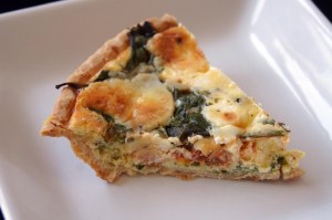 Spinach and Tomato Quiche