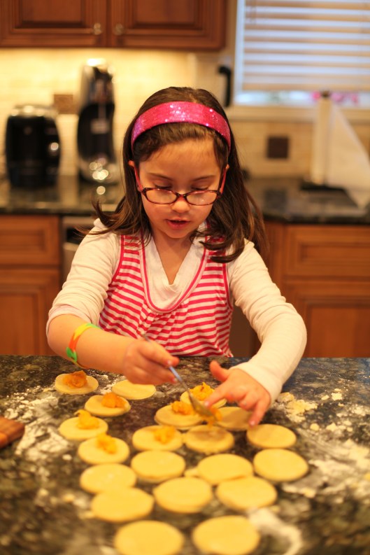 Making Apricot Hamantaschen