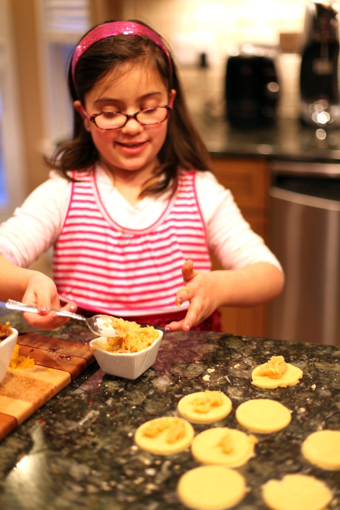 Making Salted Caramel Apple Hamantaschen