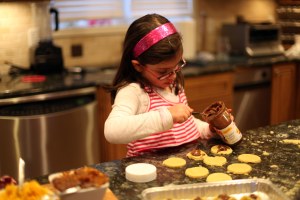 Making Nutella Hamantashen