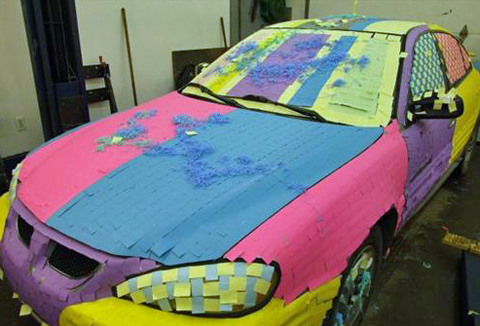 post it note car