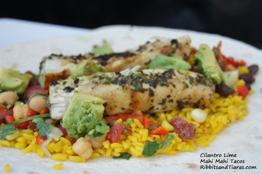 Yellow Rice Mahi Mahi Tacos