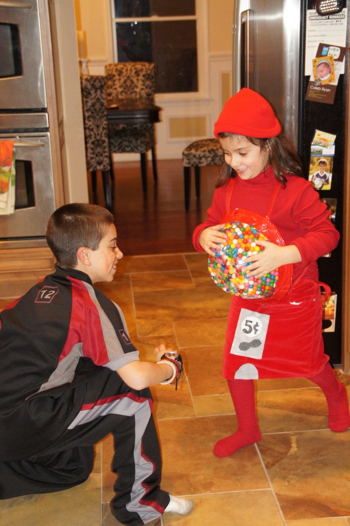 Red Gumball Machine Meets Peeta Mellark From the Hunger Games