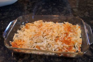 Potato Spinach Egg and Cheese Breakfast Casserole