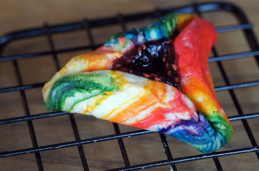 Tie Dye Rainbow Hamantaschen