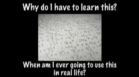 why do I have to learn this