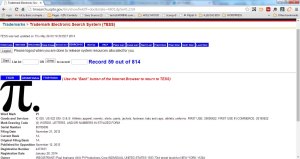 Can you trademark The Mathematical Symbol PI
